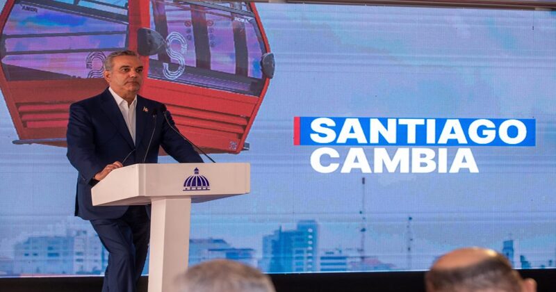 Presidente Abinader presenta realizaciones en la provincia de Santiago